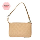 Aura Wristlet Bag in Beige