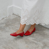 Bloom Ballerina Flats in Hana Red