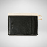 Coco Card Holder in Ivory & Black