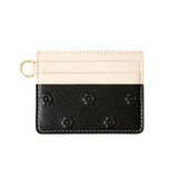 Coco Card Holder in Ivory & Black