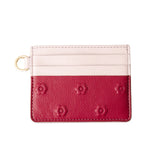 Coco Card Holder in Maroon & Lilac