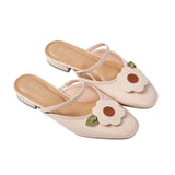 Cala Bloom Flats in Beige