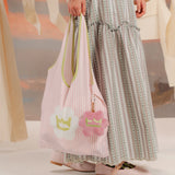 Carry To The Coast Eco Bag in Pink