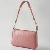 Daisy Dual Wristlet in Mauve