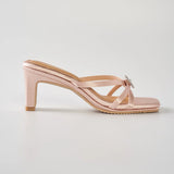 Diana Heels in Hana Jewel Blush Satin