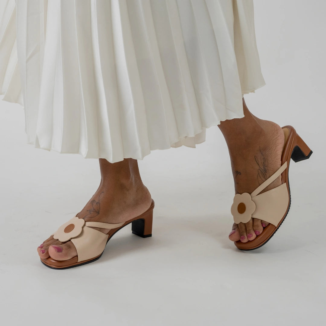 Fonder Heels in Hana Beige
