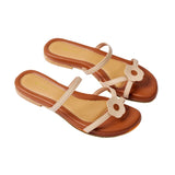 Hana OG Flats in Beige