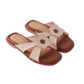 Harie Flats in Hana Beige & Brown