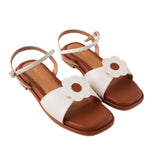 Keen Sandals with Buckle in Hana White