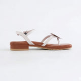 Lovely Lily Sandals in Hana White