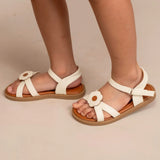 Mini Harmony Flats in Hana White