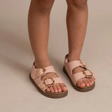 Mini Haven Sandals in Hana Pink