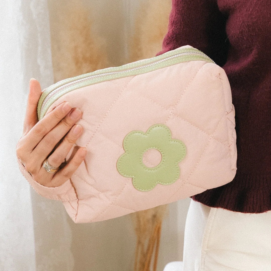 Mochi Travel Pouch in Hana Strawberry Matcha