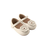 Mini Bloom Ballerina Flats in Hana Beige
