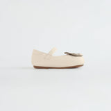 Mini Bloom Ballerina Flats in Hana Beige