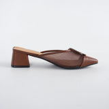 Moment Mules 2.0 in Dark Brown Mesh
